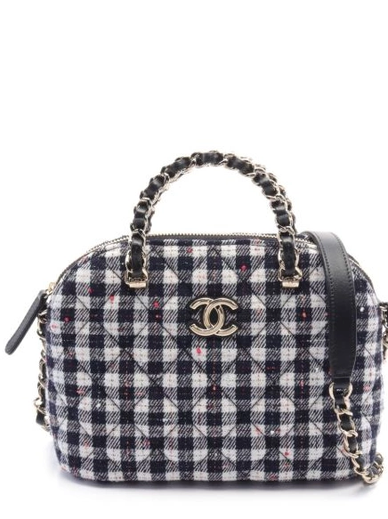 HOT SALE tweed small tote 2021 bag checked CHANEL Women 0405